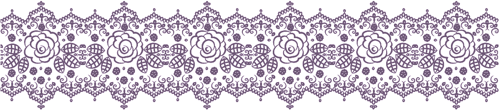 Purple Lace Free Illustration - Circle (1024x241), Png Download