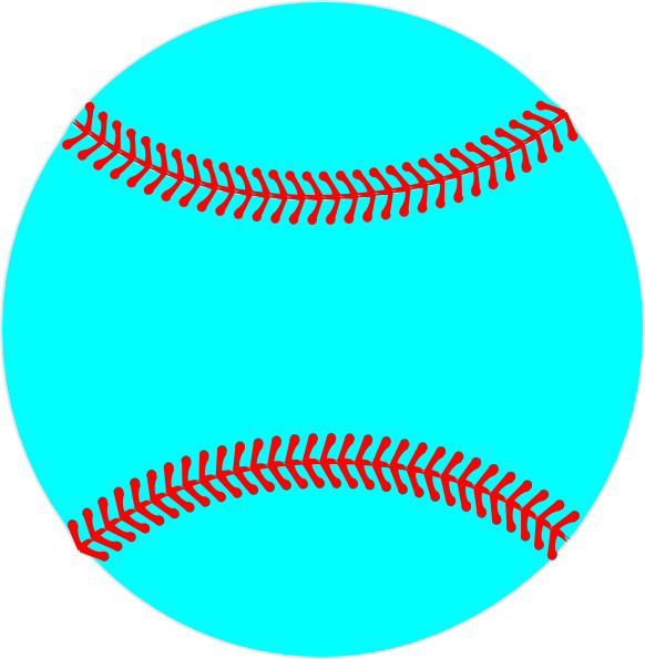 Teal Baseball, Red Lacing Clip Art At Clker - Black And White Baseball Laces Heart (582x595), Png Download