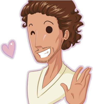Tom Hiddleston Love - Cartoon (400x400), Png Download