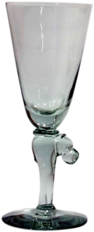 Vlottenberg Hippo Stemmed White Wine Glass - Champagne Stemware (500x500), Png Download