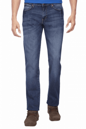 Wrangler Mens Slim Fit Narrow Jeans - Guy With A Jeans (300x450), Png Download