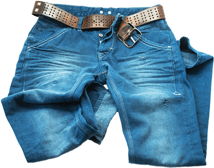 Ripped Jeans - Jeans (445x348), Png Download