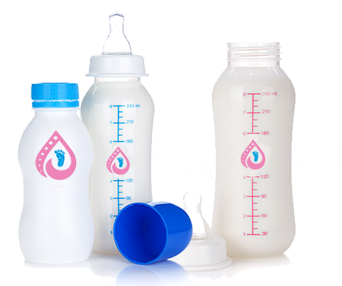 International Milk Bank Wins Startup Pitch Competition - Glass Milk Bottle (499x418), Png Download