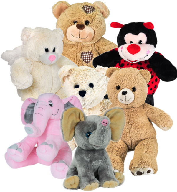 Stuffed Animal Baby Urn With Recordable Message Option - My Bear Elephant 8" Animal Kit (650x650), Png Download