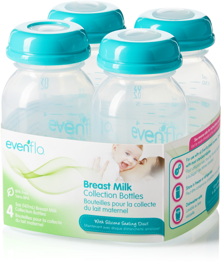 Breast Milk Collection Bottles 02png - Breast Pump (550x550), Png Download
