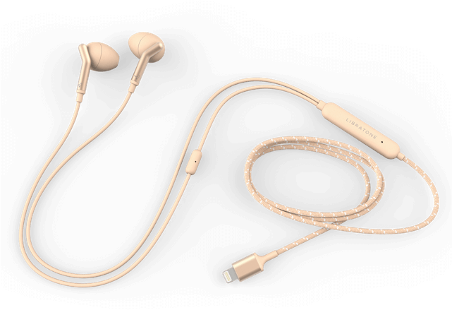 Product Pack Shot Of A Libratone Q Adapt In-ear Lightning - Libratone Q Adapt Lightning In-ear Headphones (640x593), Png Download
