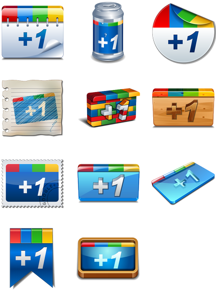 Google Plus Icon Pack By Iconshock - Google 1 (552x592), Png Download