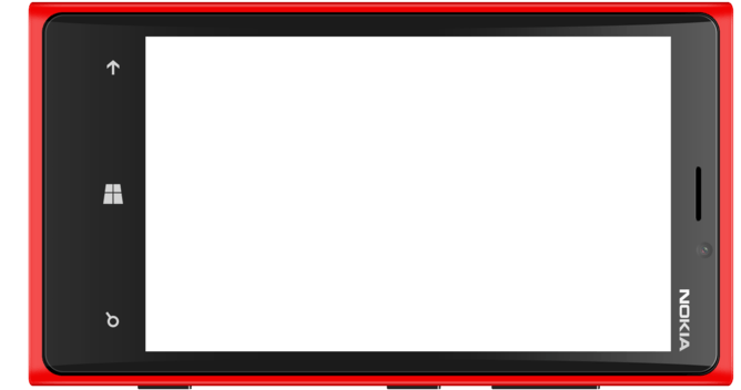 Nokia Phone Mockup Microsoft Mockup - Smartphone (740x740), Png Download