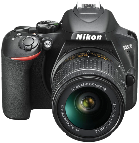 Nikon D3500 Af P 18 55mm Vr - Nikon D3400 Price In India (500x500), Png Download