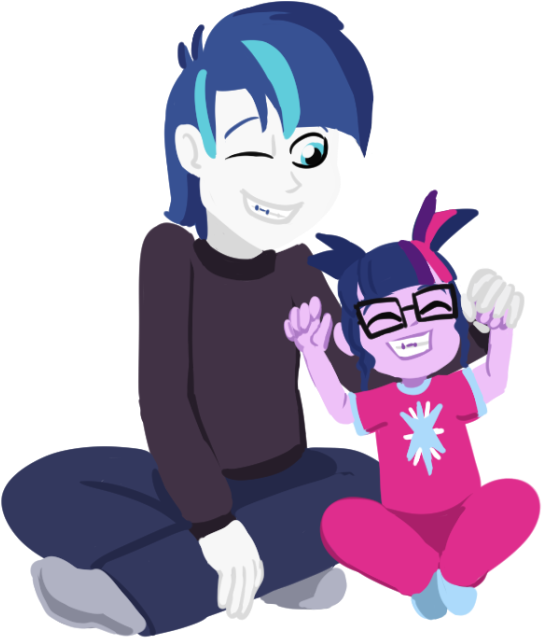 Verumtee, Braces, Brother And Sister, Comic - Cartoon (610x700), Png Download