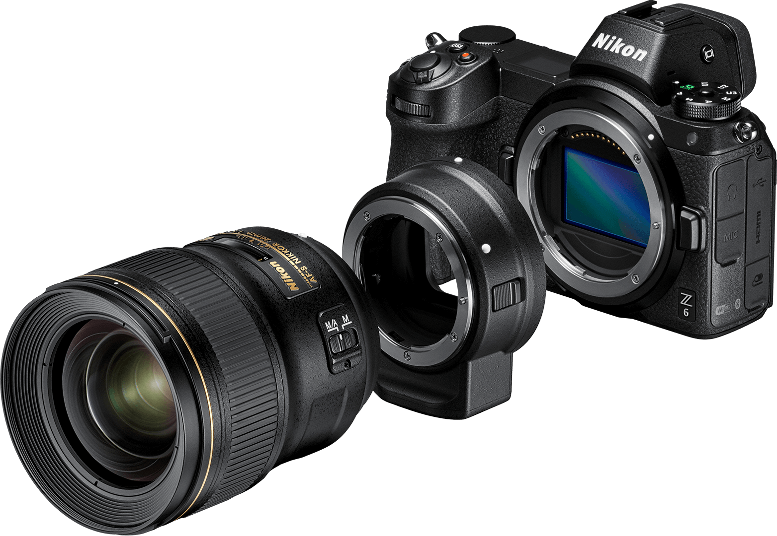 Legendary Mount Nikkor Lenses Png Png Underexposed - Nikon Mirrorless (1563x1080), Png Download