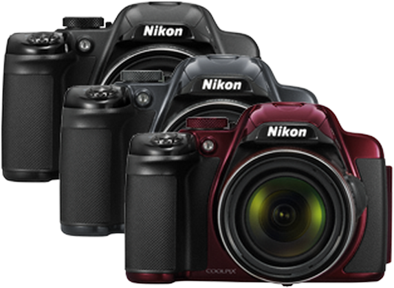 The Gallery For > Nikon Camera Logo Png - Camera Nikon Coolpix P610 (640x475), Png Download
