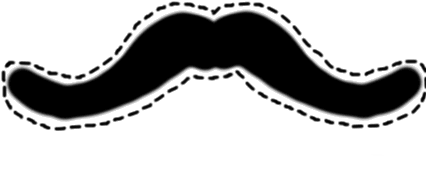 Free Realistic Mustache Png - Moustache (425x300), Png Download