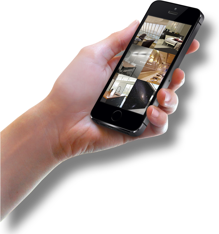 Hand With Phone - Inso Pan Asian Northwood Restaurant (750x840), Png Download