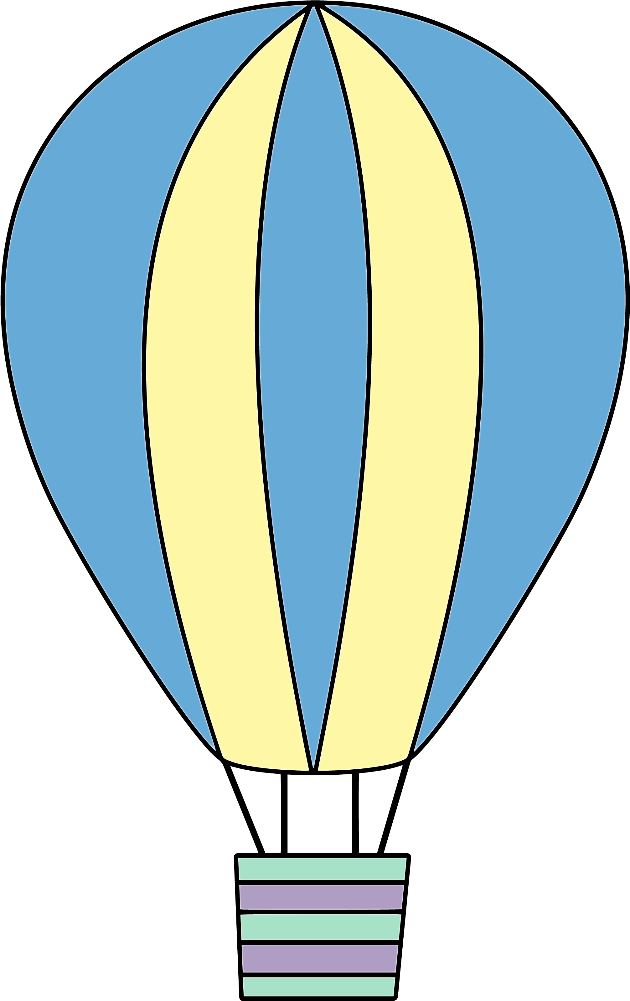 Hot Air Balloon Clipart 4th July - Urso Baloeiro Png (2480x3508), Png Download