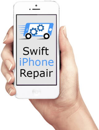 Mobile Phone Repairs Derry - Hand Iphone 6 Png (373x429), Png Download
