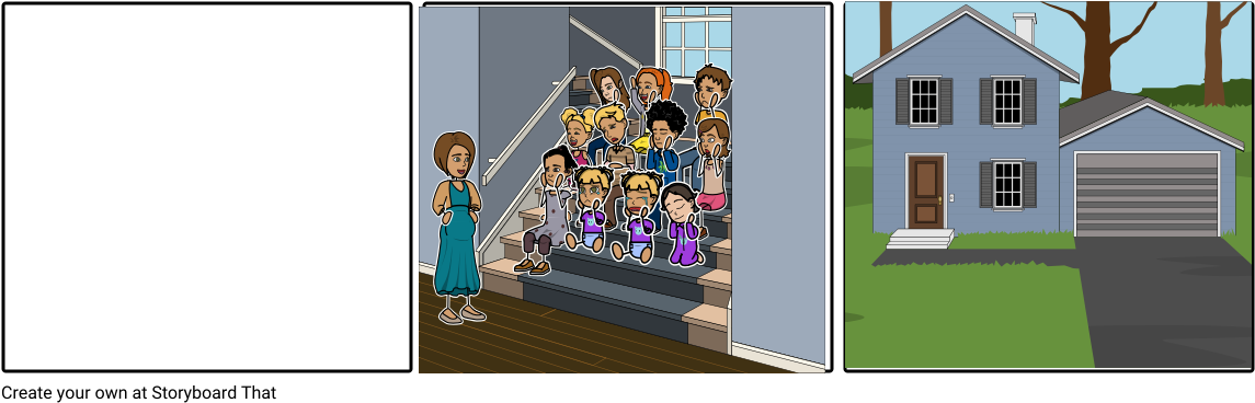 Welcome Home Mom - Cartoon (1164x385), Png Download