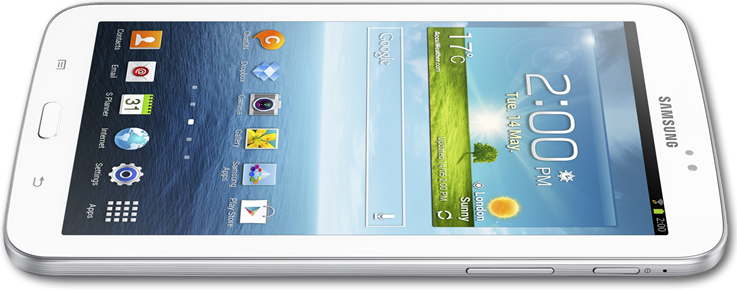 Samsung Galaxy Tab 10.7 (737x290), Png Download