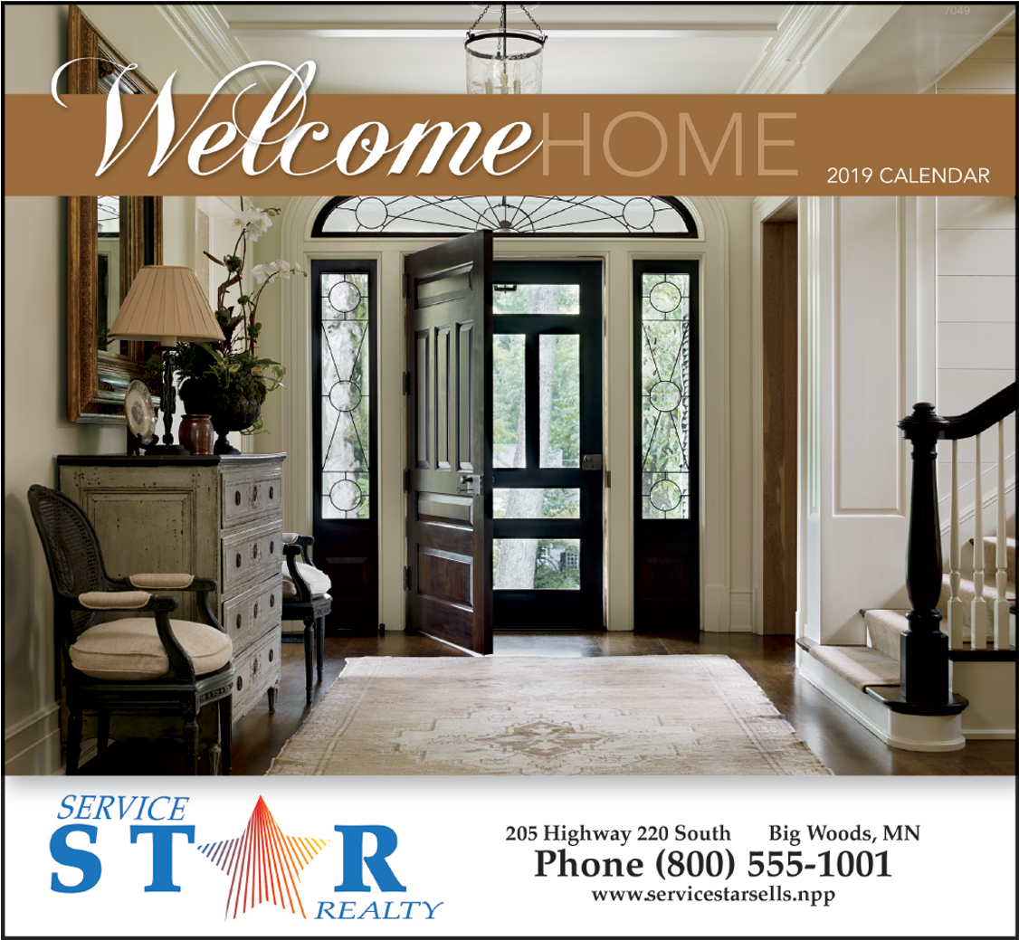 Picture Of Welcome Home Wall Calendar - Calendar (1200x1200), Png Download