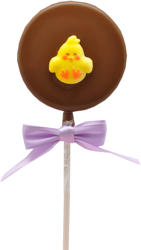 Easter Round Decorated Sucker - Easter (664x1000), Png Download