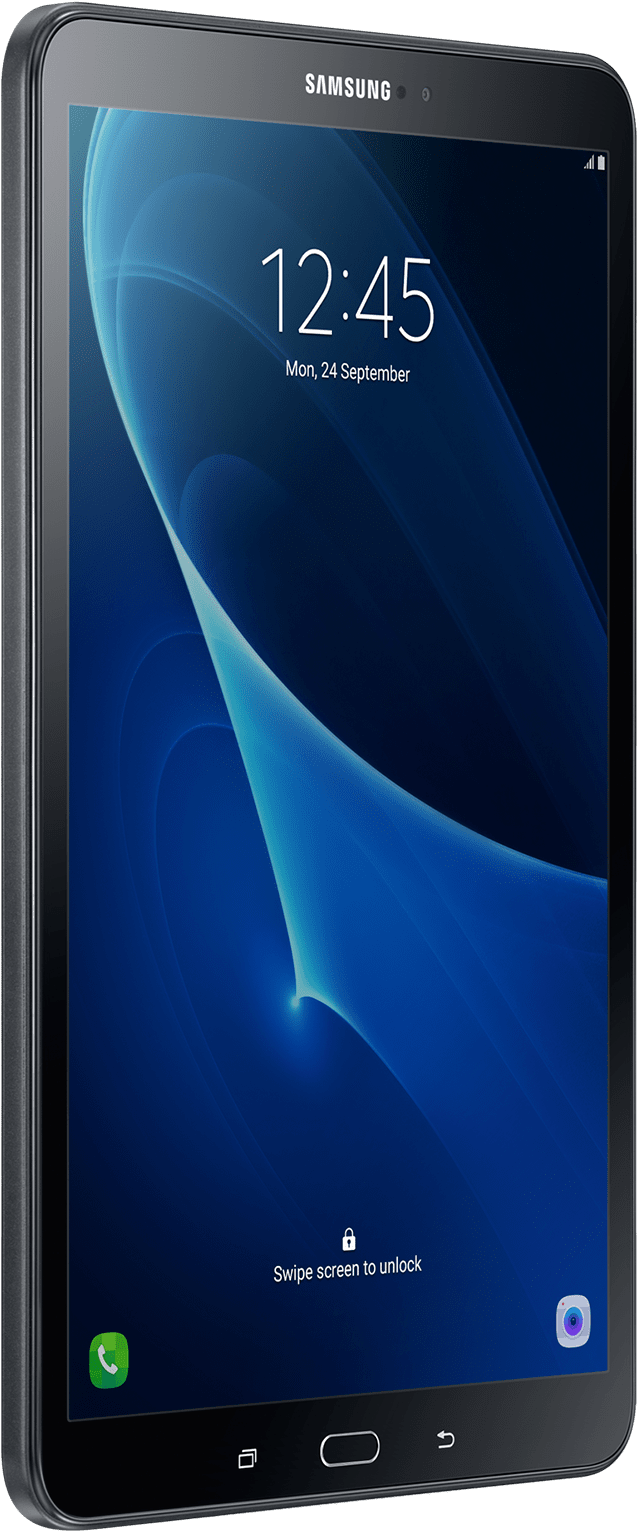 Samsung Galaxy Tab A 10.1 Wifi Black Tablet (880x1530), Png Download