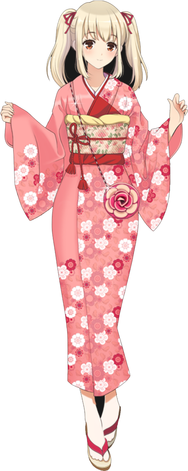 Hikaru Kimono-0 - Anime Girl Kimono Png (1080x1920), Png Download