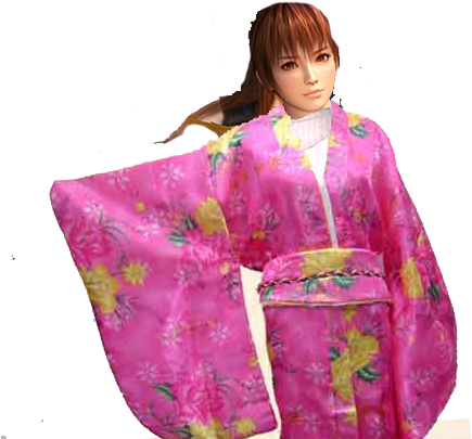 Kasumi Kimono - Festival (800x450), Png Download