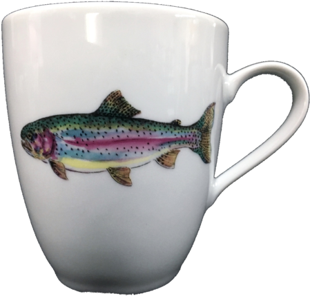 Rainbow Trout Coffee Cup/mug - Coffee Cup (480x480), Png Download