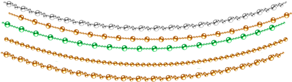 Guirnaldas De Perlas Png (600x202), Png Download