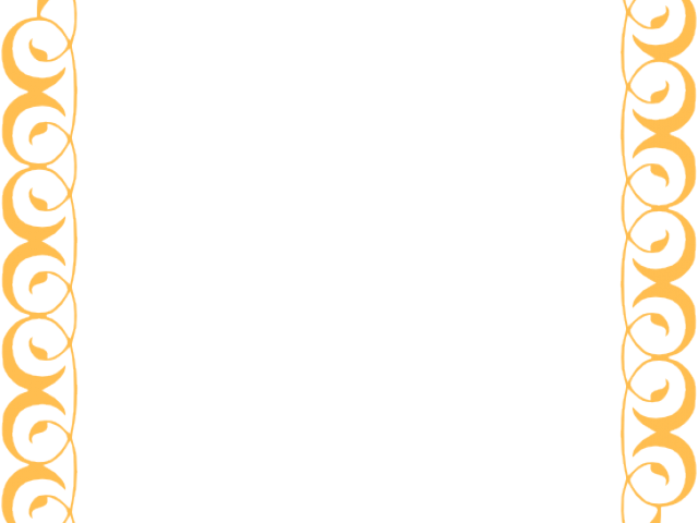 Garland Clipart Gold - Border Design For Boy (640x480), Png Download