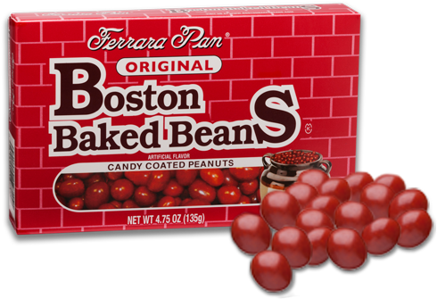 Boston Baked Beans Original Candy Coated Peanuts 4.3 (500x337), Png Download