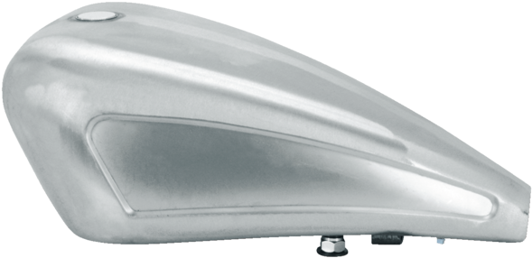 These Indented Design Gas Tanks Are Very Smooth Looking - Gasoline (640x333), Png Download