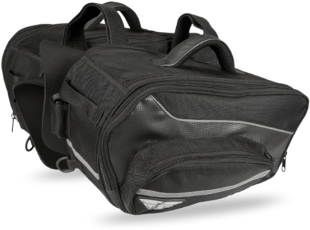 Fly Grande Saddlebags Black - Fly Street Fly Grande Saddlebags (450x450), Png Download