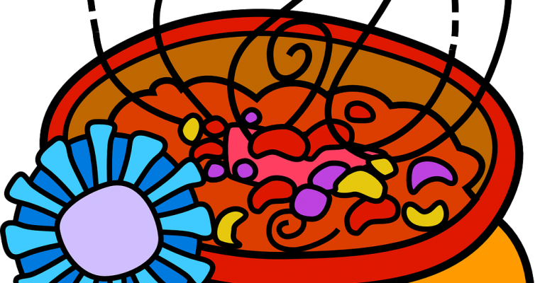 Dutch's Wicked Baked Beans - Cartoon Bowl Of Chili (754x400), Png Download