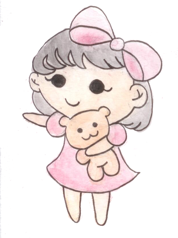 Cute Girl Png Pic - Portable Network Graphics (624x831), Png Download