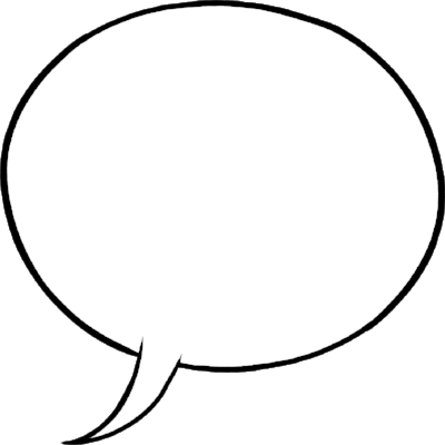 Gossip Bubble - Balão De Fala Png (400x400), Png Download