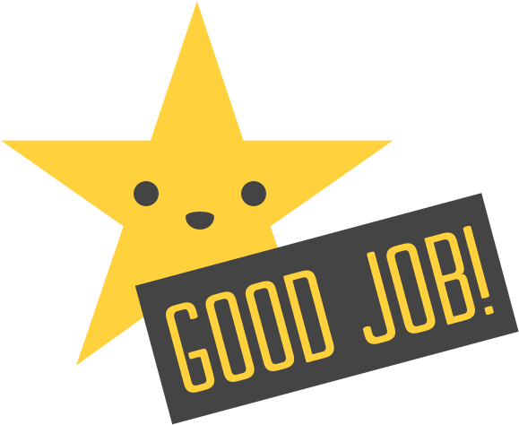 Miscellaneous Designs - Good Job Stamp Png (654x584), Png Download