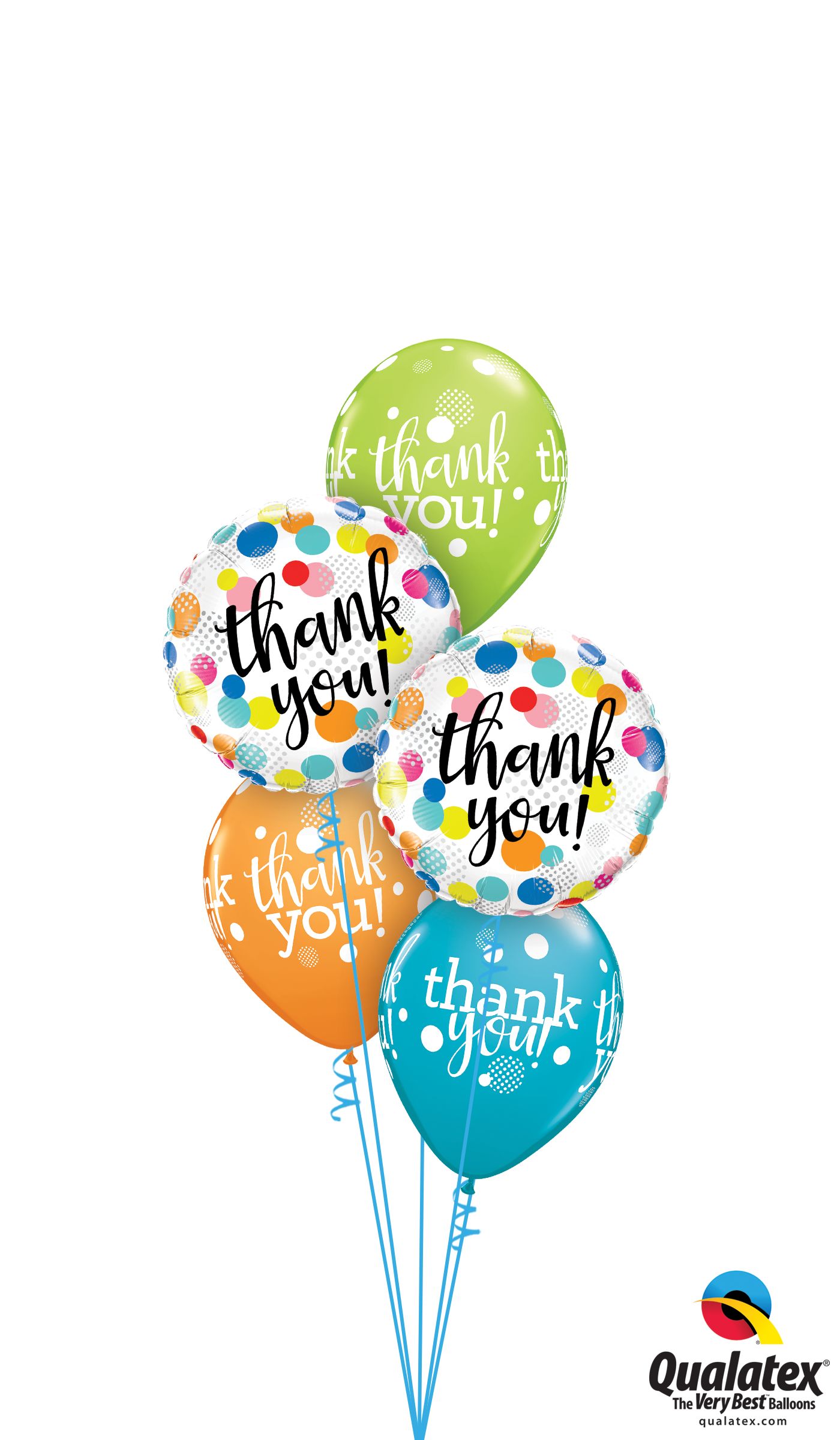 Thank You Great Job Balloon Bouquet - 18' Round Foil Thank You! Balloon (1400x2400), Png Download