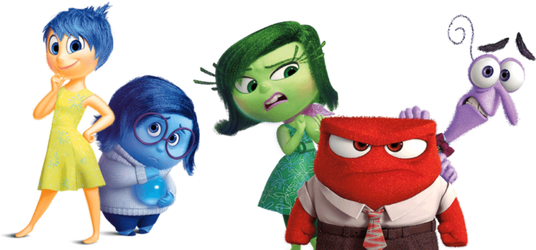 Joy Inside Out Cardboard Cutout Standup (771x368), Png Download