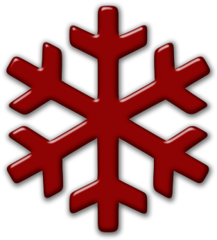 Red Snowflake Cliparts - Tecentriq Atezolizumab (420x420), Png Download