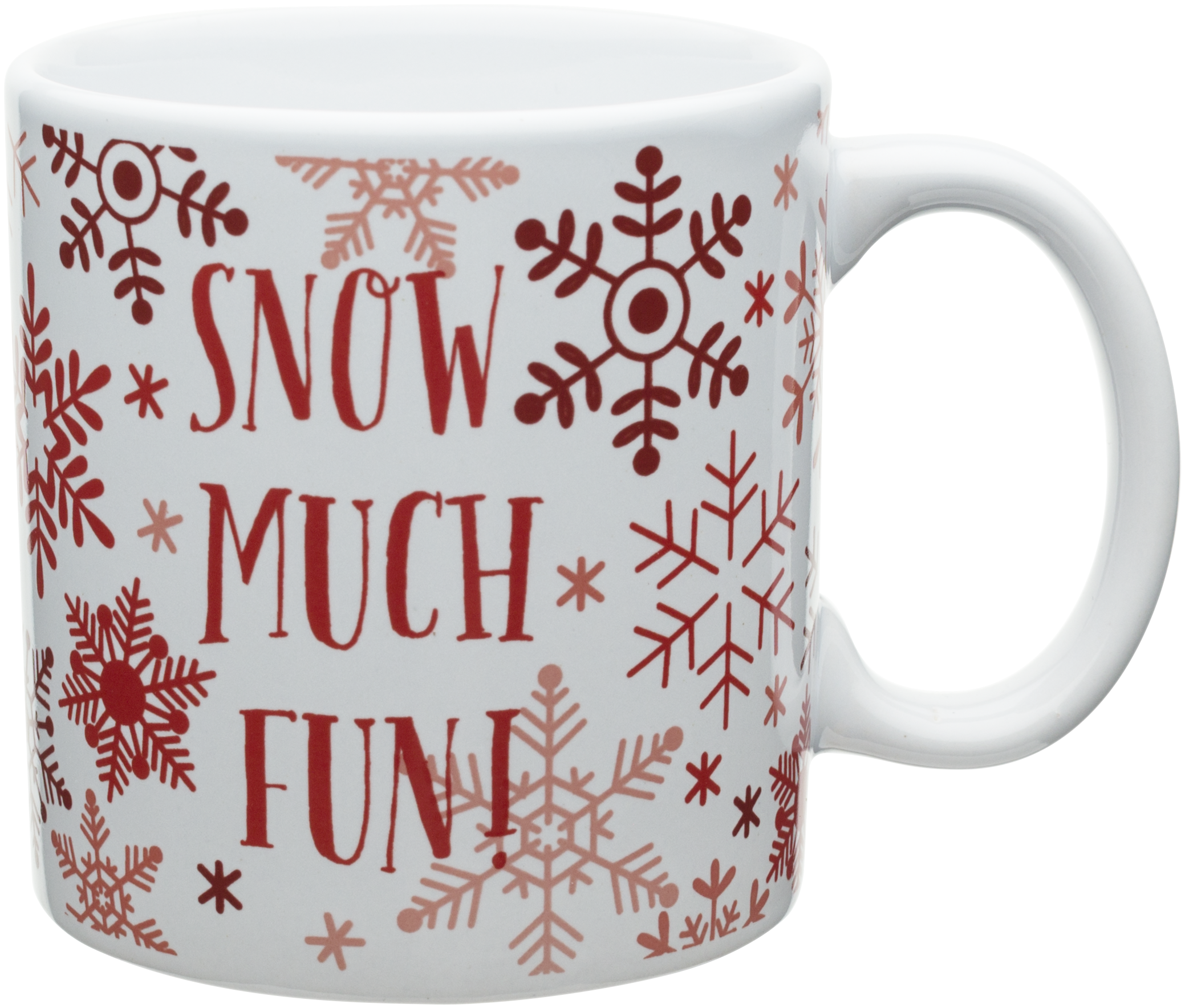 Hd Red Snowflake Mug - Mug (2218x1853), Png Download