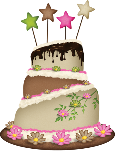 Birthday Cake - Tortas Cumpleanos Transparentes Png (378x500), Png Download