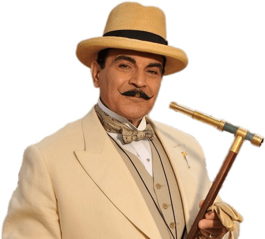 Download - Hercule Poirot (620x500), Png Download