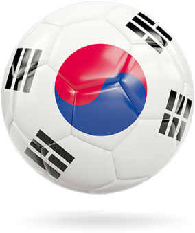 Glossy Soccer Ball - South Korea Flag Soccer Ball Transparent (640x480), Png Download