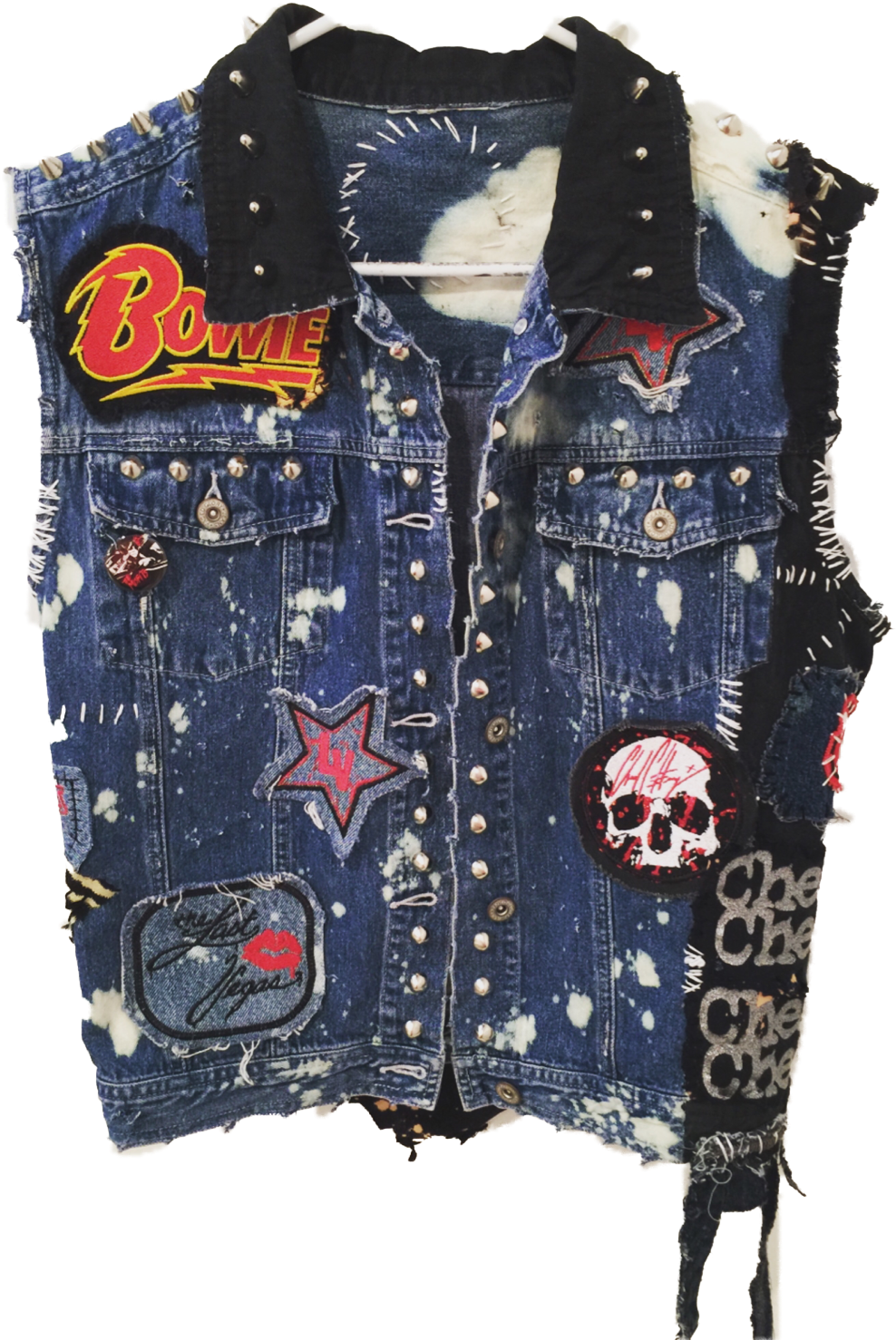 Denim Rocker Vest By Chad Cherry - Rocker Vest (1059x1515), Png Download