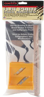 Generals Flat Point Pencil Sharpener - General's Flat Point Pencil Sharpener Flat Point Sharpener (350x350), Png Download