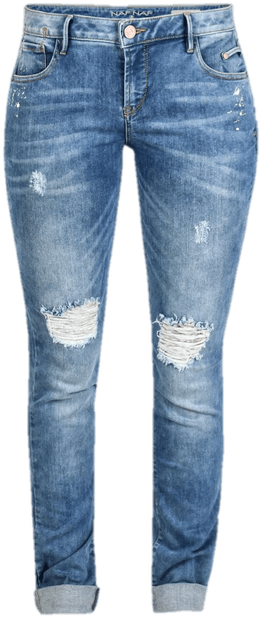 Jean Claro Desgastado - Diesel (419x678), Png Download