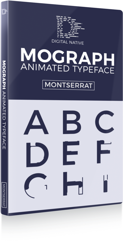 Mograph Animated Typeface (1000x1000), Png Download