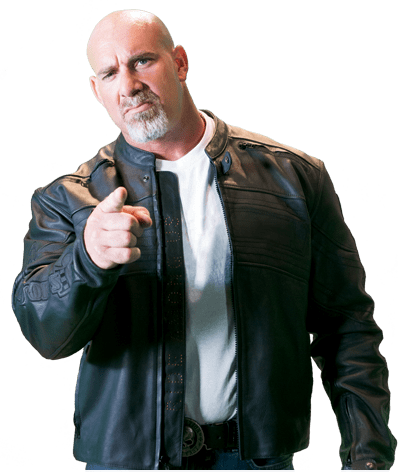 Bill Goldberg Pointing Finger - Goldberg 2016 Return (400x472), Png Download