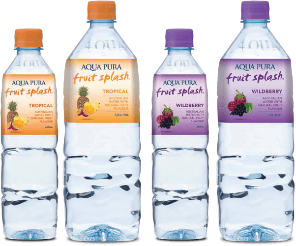 Australian Purified Water - Flavoured Water Brands Australia (602x500), Png Download